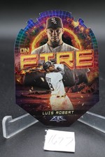 2022 Topps Fire Baseball Luis Robert On Fire Die-Cut Insert EF-28