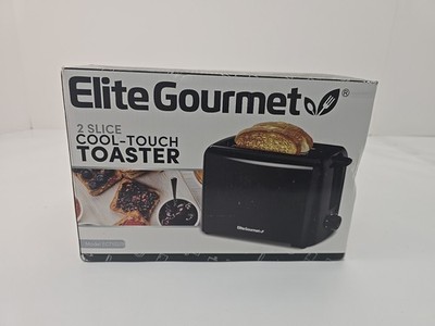2-Slice  Certified Toaster - Stylish Black with Adjustable Browning