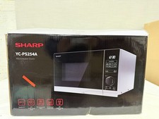 Sharp 900W Standard Microwave 8 programmes Defrost option YC-PS254AU-S - Silver