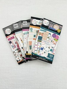 Happy Planner Sticker Sheet Book Lot (5 Books) By Me & My Big Ideas