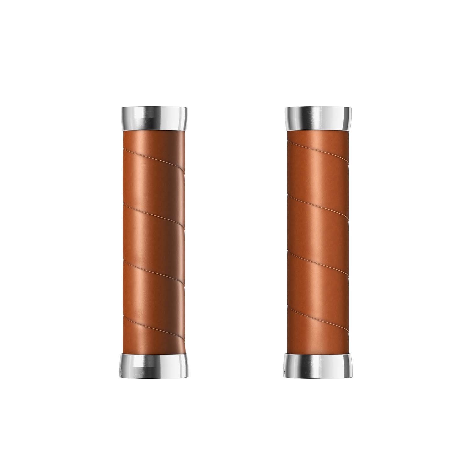 Brooks Slender Grips poignées vélo cuir 130mm marron miel BLG4LL0A17203