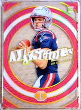 Drake Maye /399 (RC) 🍋‍🟩 2024 Panini Illusions - Mystique - Patriots