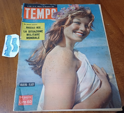 TEMPO 47 1954-Marina Vlady-Lucia Bosè-Federico Fellini-Alida Valli