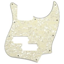 4Ply Cream Pearl Precision P Bass Pickup Hole Jazz Bass Pickguard Scratch Plate
