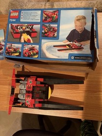 LEGO CITY: Speedboat (7244) With BoxIncomplete. Missing Both Minifigs, And Motor