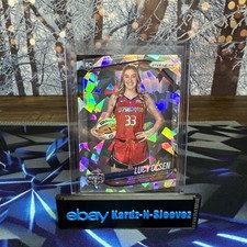 2025 Panini Prizm WNBA Lucy Olsen Ice (RC) Variation #145 Washington Mystics