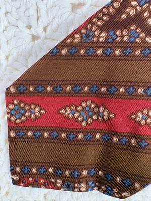 Vintage Dayton's Kenwood Men's Silk Tie Geometric Brown 3'' x 58'' EUC