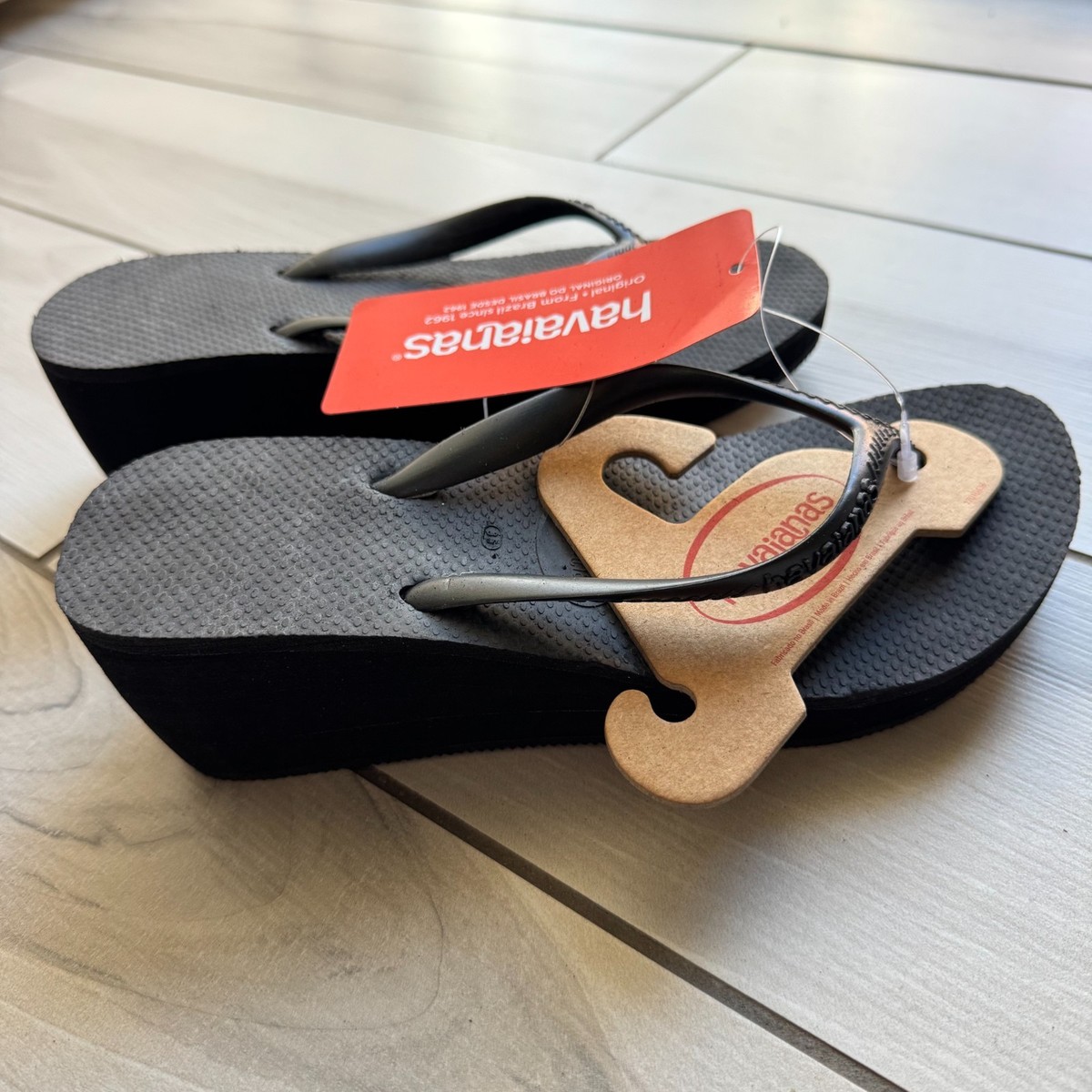 US-7 】Havaianas Women's Havaianas High Fashion Wedge Flip Flop