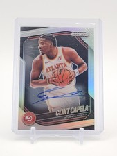 CLINT CAPELA 2024-25 PANINI PRIZM BLACK AUTO SILVER #178 ATLANTA HAWKS Q6846