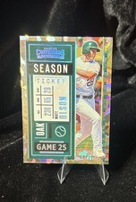 2020 Panini Contenders Matt Olson #13 Cracked Ice Ticket /23 (M062)