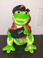 Gemmy Frogz Rock It Dancing Animated Carol Frog Sings Deck The Halls See Video