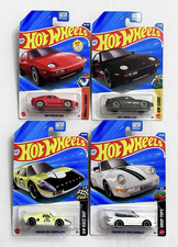 Hot Wheels Porsche Lot 4 1:64 Diecast 928S 904 Carrera GTS 911 Turbo Cabriolet