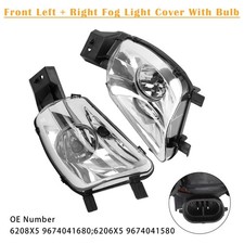 Front Left + Right Nebelscheinwerfer Für Peugeot 308 CC 4B Hatchback 07-2014