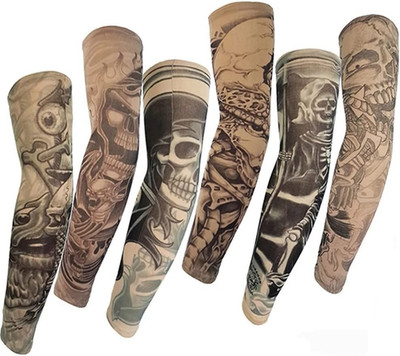 Tattoo Ärmel, 6 Stück Unisex Tattoo Ärmel Tattoo Armstrumpf Tatoo Armstrümpfe Ny