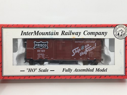 HO Intermountain Modelos de antaño Frisco 40’ PS-1 Boxcar SLSF #17123 | Zustand: Used