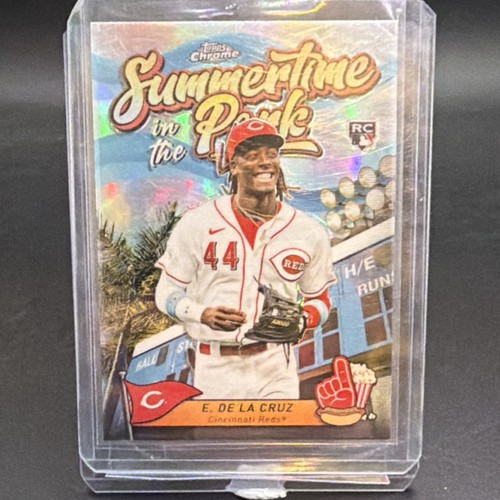 2024 Topps Cromo Verano en el Parque Elly De La Cruz #SITP-4 Rojos - Imagen 1 de 2
