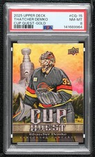 2025 Upper Deck Series 1 Cup Quest Gold 14/25 Thatcher Demko #CQ-15 PSA 8 1k1s