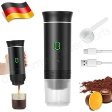 Caffettiera Elettrica Mini Macchina Espresso Portatile per Campeggio Auto Viaggi