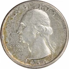 1934-D Washington Silver Quarter AU Uncertified #217