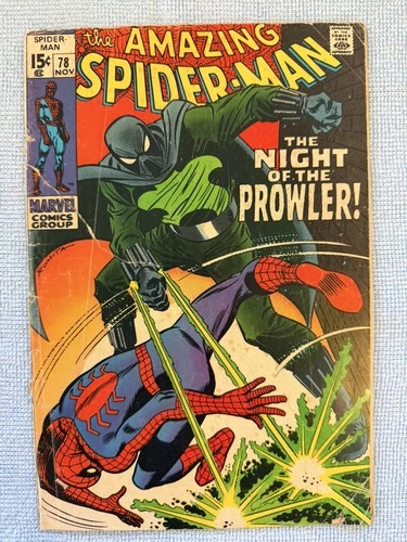 Amazing Spider-Man #78 Silver Age Comics 1st Appearance Prowler! Marvel 1969
