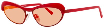 ANDY WOLF AKIRA-SUN-COL-C Sunglasses Sun Glasses 00C RED Authentic New 51mm