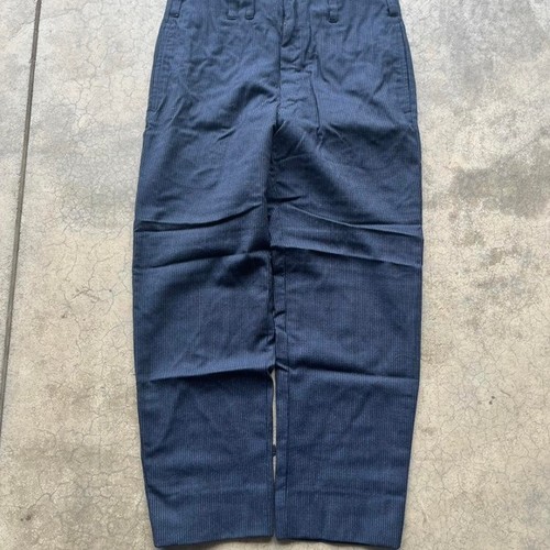 Vintage navy blue pin stripe trouser pants 30" waist
