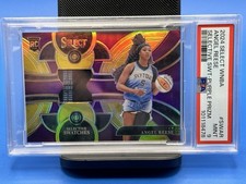 2024 Panini WNBA Selective Swatches Angel Reese #SW-AR PSA 9 Purple Prizm 20/49