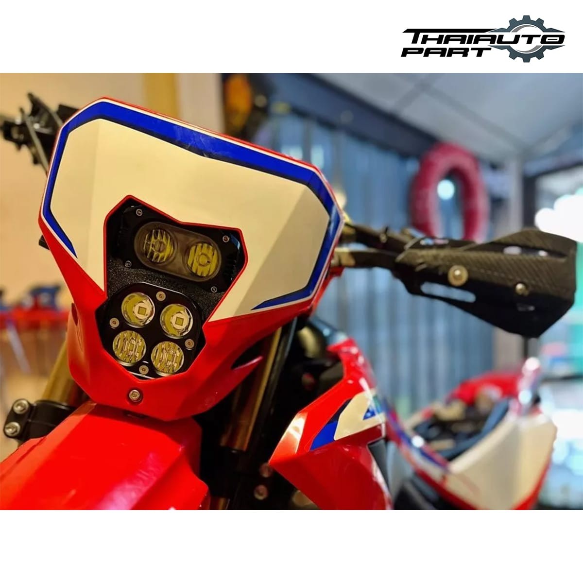 For Honda CRF300L 2025 Enduro Head Lamp LED Custom No Cover Black