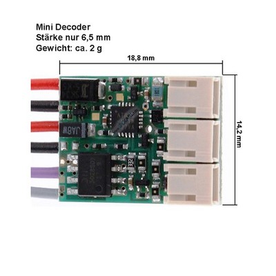 FT Slottechnik SCD2022 Miniatur Digitaldecoder kompatibel mit Carrera  Digital