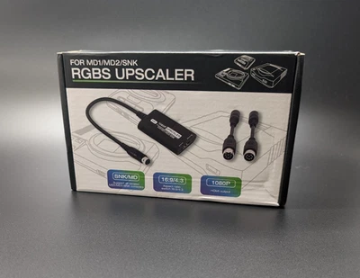 Bitfunx RGBS 1080P Upscaler-Adapter für SEGA Mega Drive Genesis 1/2 SNK NEO GEO