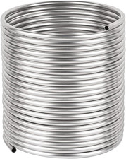 3/8" X 50Ft 304 Stainless Steel Tubing Coil, Immerson Tubing Coil for Ice Bath W