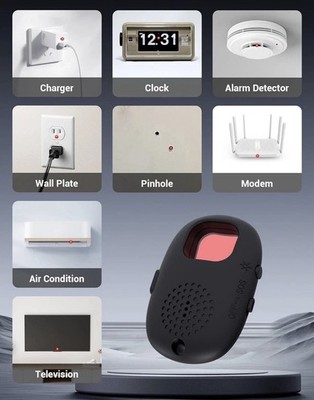 Hidden Camera Detector, Anti-Spy Finder, Alarm Portable & Rechargeable