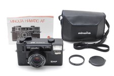   Exc 5  Minolta Hi-Matic AF 35mm Point  Shoot Black Film Camera from JAPAN