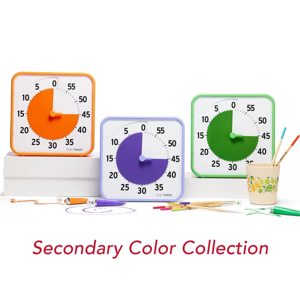 8 Inch Learning Center Classroom Set — 60 Minute Visual Timer for Kids with D... - Image 3 of 4