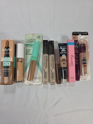 NEW Makeup Concealer & Contour Lot NYX Almay Neutrogena Revlon Benefit Maybellin