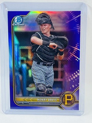 2022 Bowman Chrome Henry Davis Purple #233/250