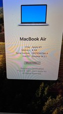 Apple MacBook Air Retina 13" modellA2337
