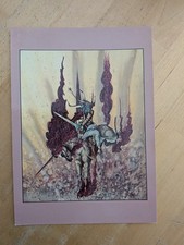 Klotilde Kloudii By John Blanche 1977 Original Fantasy Postcard
