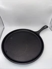 Vintage Lodge Cast Iron Round Griddle 10.5-Inch - Made in USA