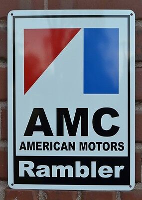 Rambler Parts and Service Garage Metal Sign 