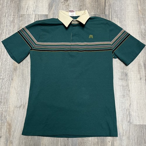 Lot of Vintage 80s 1986 McDonalds Uniform Pieces - Shirt & Pants & Apron & Visor - Picture 2 of 24