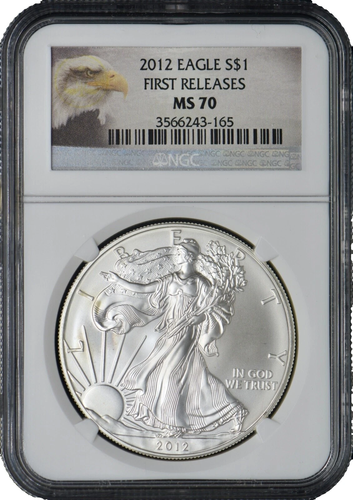 Monedas de plata American Eagle 2012