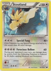 Stoutland 88/108 Dark Explorers Rare