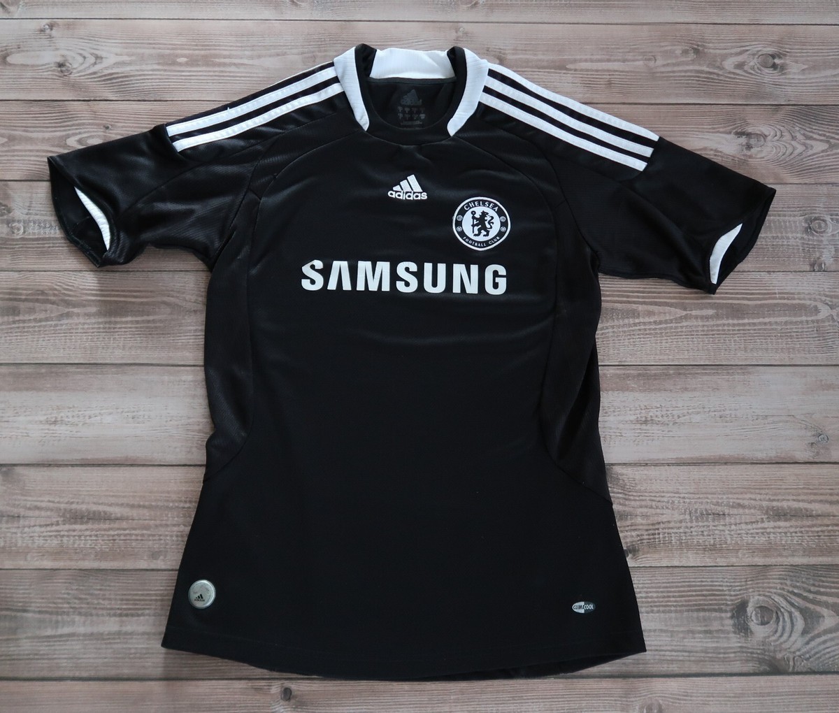 adidas Chelsea FC サッカーウェア 黒　サイズL Chelsea training football soccer shirt jersey adidas size L
