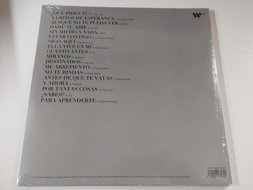 Alex Ubago 20 Años Pablo Lopez Sale Orozco - 2 X LP+CD Vinyle 12 " Neuf - Photo 5 sur 8
