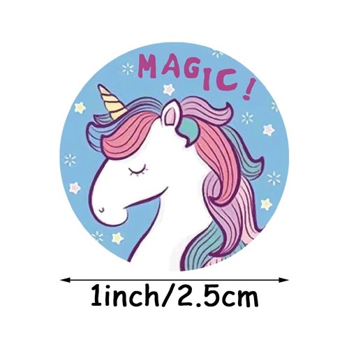 Pegatinas NIÑOS RECOMPENSA UNICORNIO Maestros Padres Niños Alabanza Escuelas 25 mm - Imagen 4 de 24