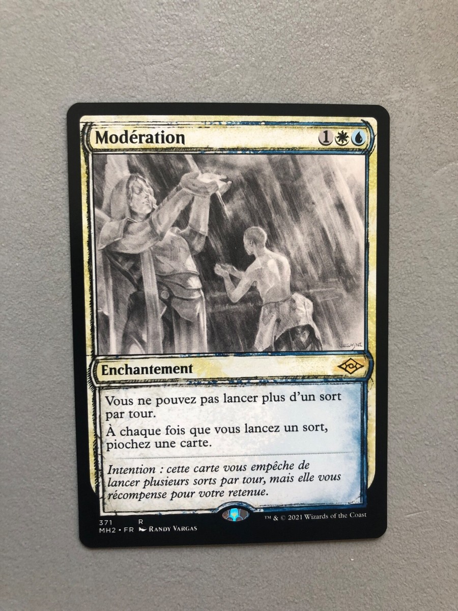 Mtg MH2 Modern Horizons 2 Moderation Sketch French NM | eBay