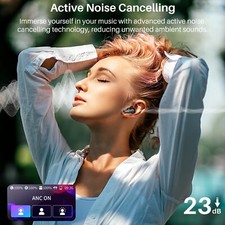 TOZO Touch Screen Wireless Earbuds ENC ANC Active Noise Canceling Bluetooth 5.4 6