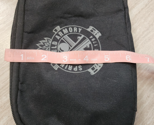 Springfield Armory Protective Soft Gun Padded Range Bag Pistol Case 6 x 9" Black - Picture 7 of 7