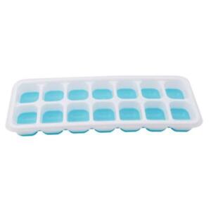 16Cavities Ice Cube Tray Box With Lid Cover Drink Jelly Freezer Mold Mould Maker 